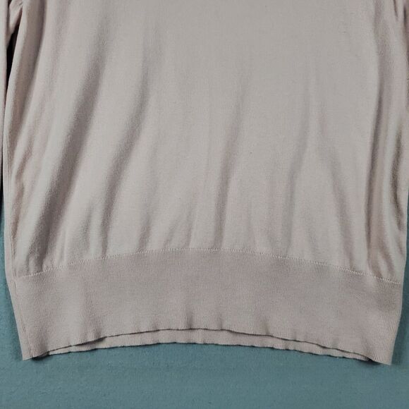 BODEN Eldon Crew Neck Long Sleeve Button Cuff Sweater Cotton Blend Blush - Picture 4 of 10